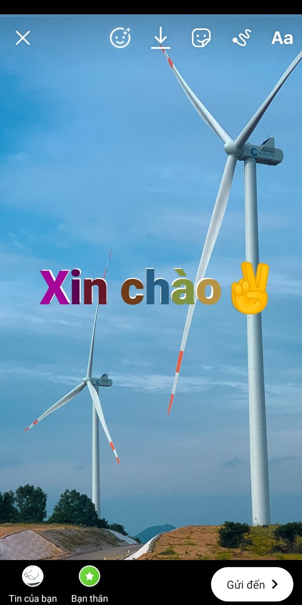 Chỉ với v&agrave;i bước đơn giản l&agrave; ta đ&atilde; c&oacute; được chữ m&agrave;u cầu vồng ấn tượng