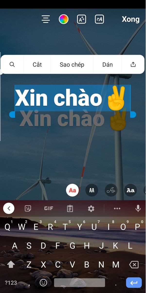 Bạn nhấn v&agrave;o d&ograve;ng chữ thứ 2 rồi Chọn tất cả để b&ocirc;i đen tất cả d&ograve;ng chữ đ&oacute;