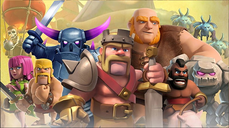 Clash Of Clans Troops wallpaper  Animasi Latar belakang