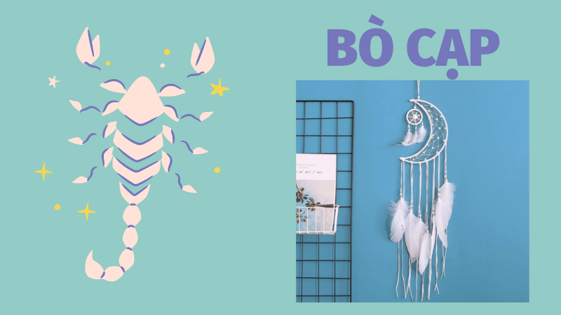 Dream catcher mặt trăng giúp Bò Cạp có một giấc ngủ ngon hơn
