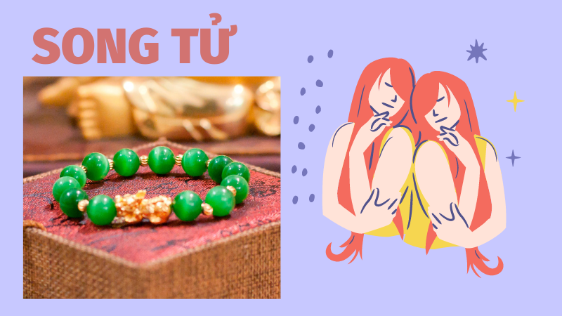 Đá mắt mèo mang lại may mắn cho Song Tử