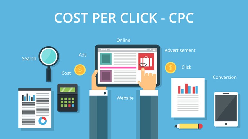 CPC là tính theo lượt click vào liên kết.&nbsp;