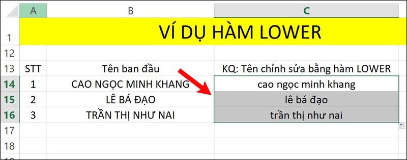 Nhấn&nbsp;Enter&nbsp;để hiển thị kết quả.