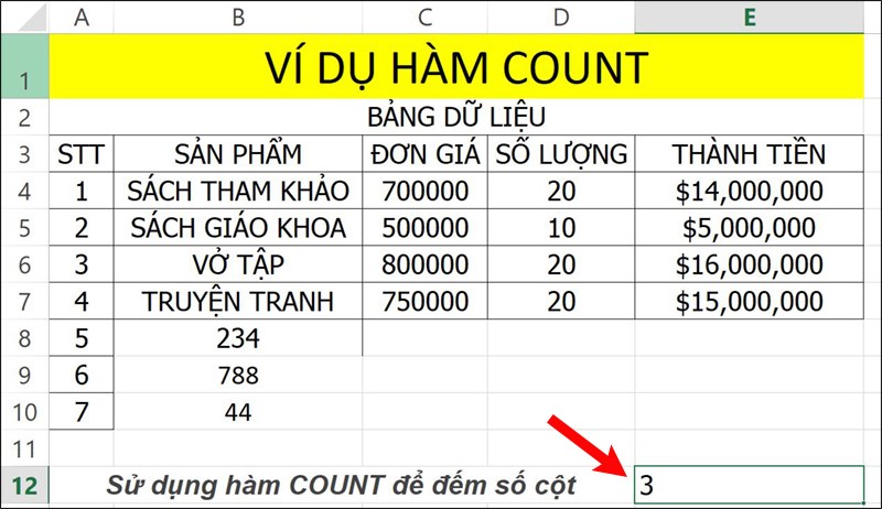 Nhấn&nbsp;Enter&nbsp;để hiển thị kết quả.