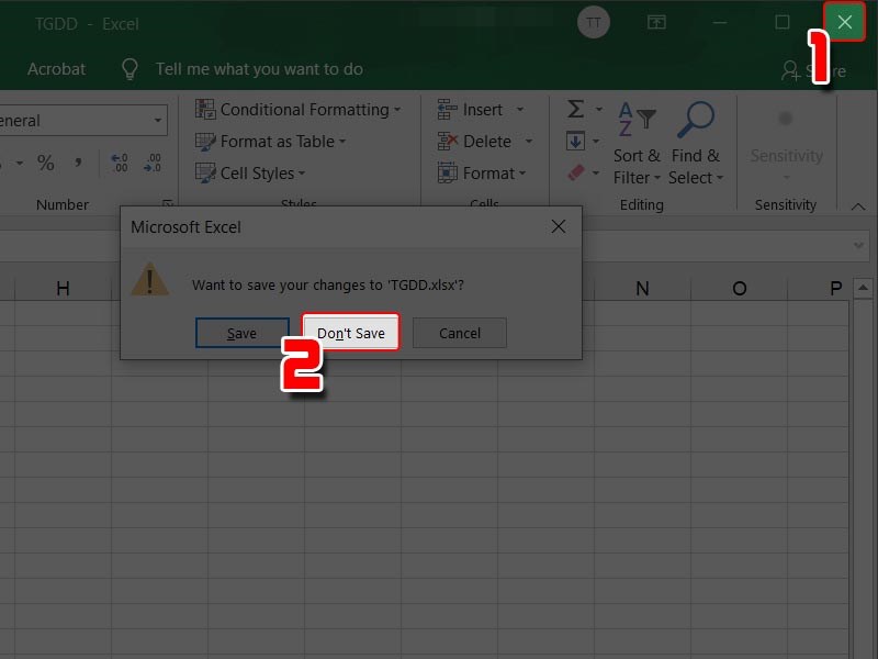 2 cách khôi phục sheet trong excel bị xóa