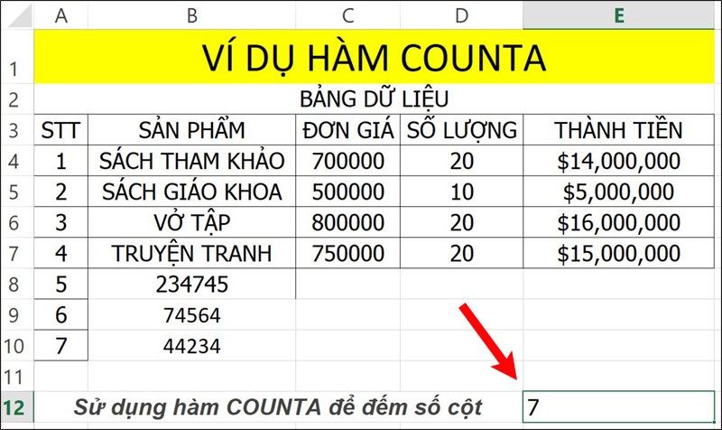 Nhấn&nbsp;Enter&nbsp;để hiển thị kết quả.