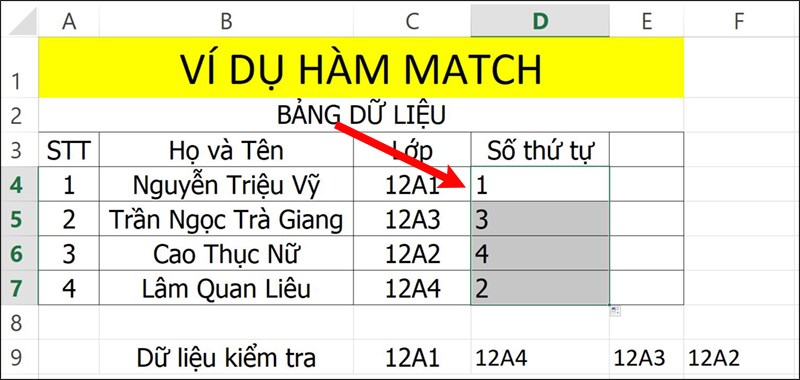 Nhấn&nbsp;Enter&nbsp;để hiển thị kết quả.