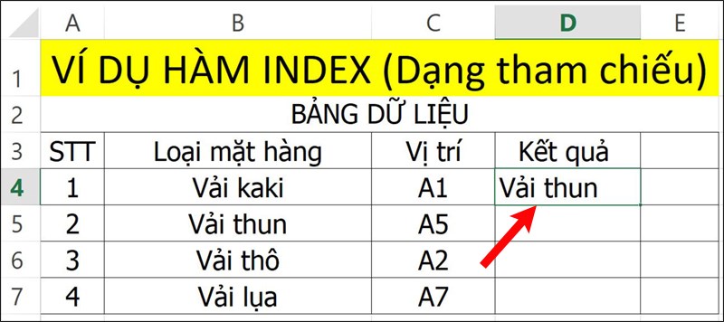 Nhấn&nbsp;Enter&nbsp;để hiển thị kết quả.