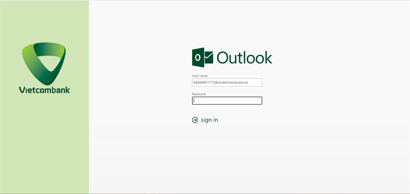 Vietcombank Web Mail