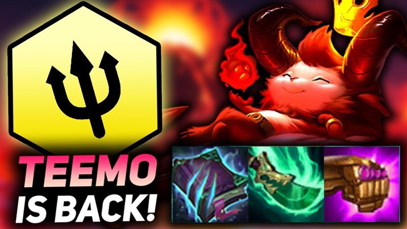 Những pha rải bom của Teemo sẽ khiến đội hình kẻ địch bốc hơi nhanh chóng