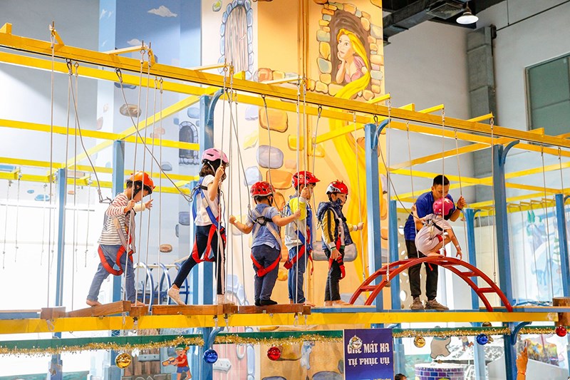 Khu trò chơi dành cho các bé tại Snow Town