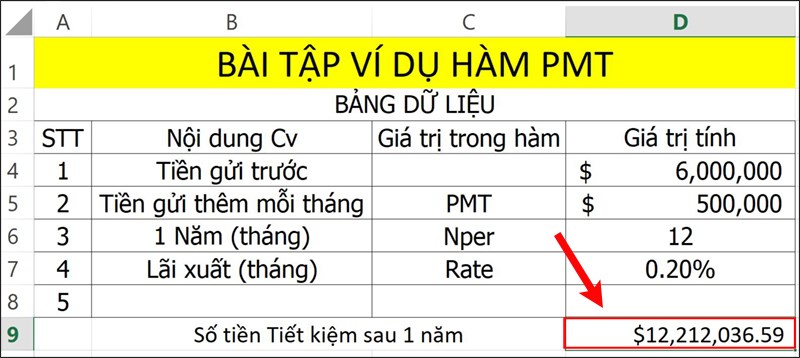 Nhấn&nbsp;Enter&nbsp;để hiển thị kết quả.