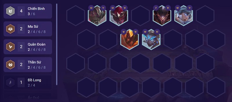 Đội hình giữa trận