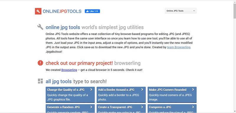 Online JPG Tools