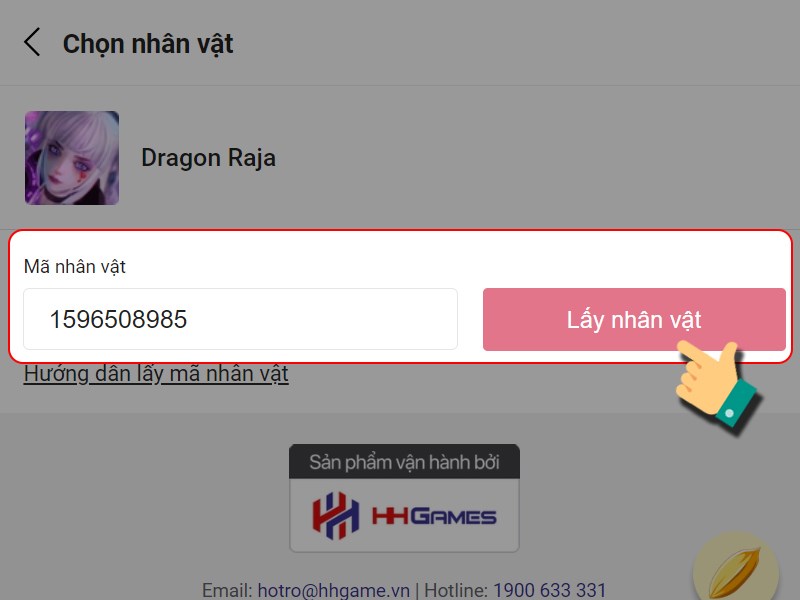 Nhập m&atilde; nh&acirc;n vật của bạn