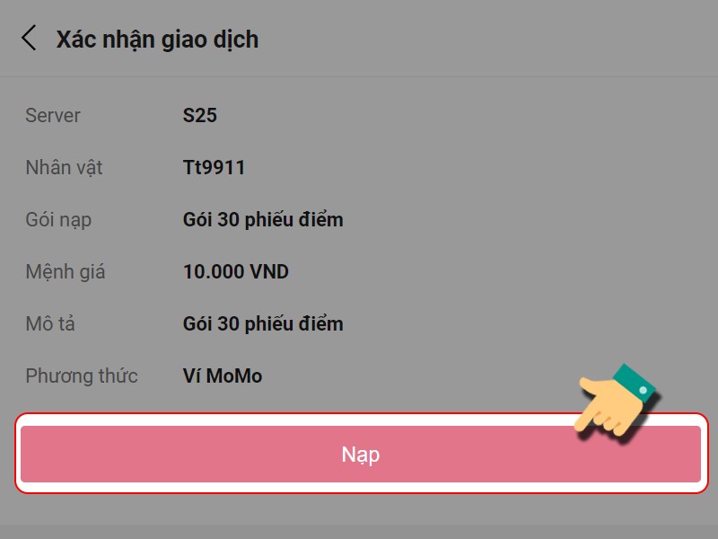 Nhấn nạp