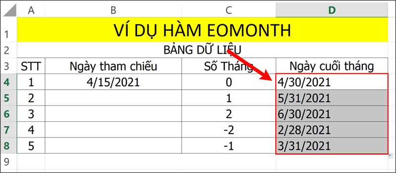 Nhấn&nbsp;Enter&nbsp;để hiển thị kết quả.