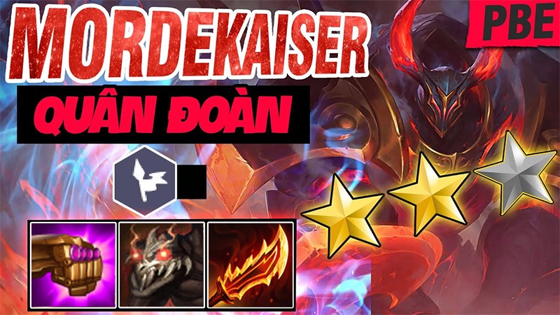 Mordekaiser là một trong các chủ lực chính của đội hình