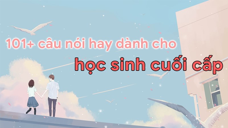 101+ câu nói hay dành cho học sinh cuối cấp chia tay trường lớp