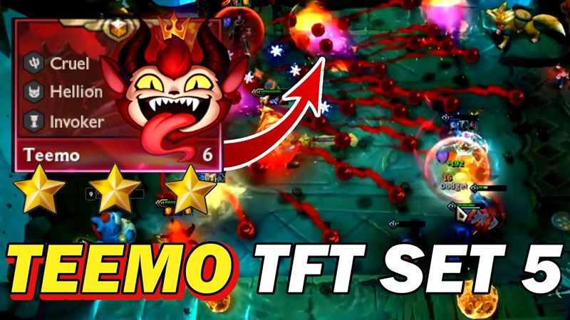 Teemo sẽ có thể liên tục thả bom huỷ diệt kẻ địch