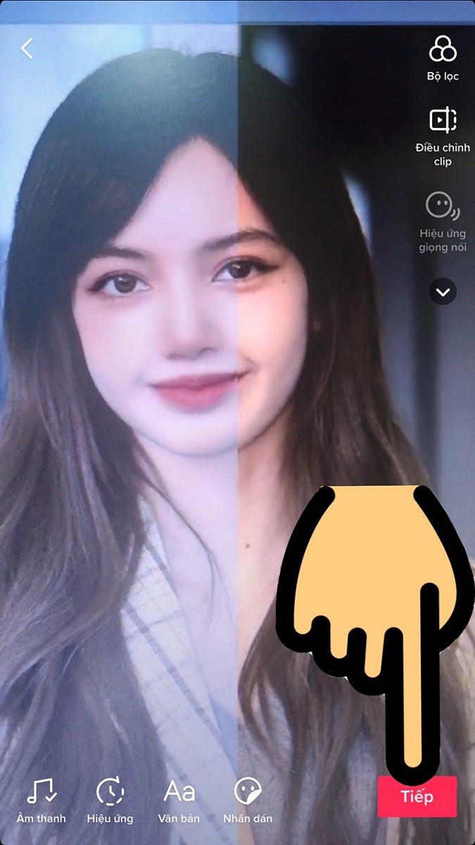 Nhấn n&uacute;t Tiếp