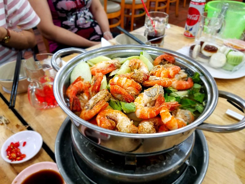 Lẩu tôm tại Đồng Nai
