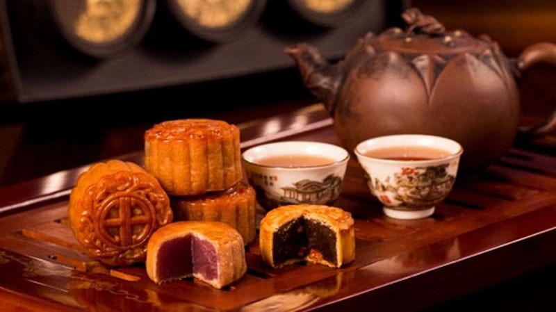 Bánh trung thu với nhiều nhân khác nhau