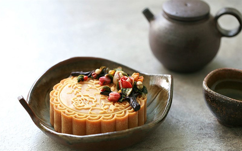 Bánh trung thu ngon lành cùng với những lý trà thơm ngon