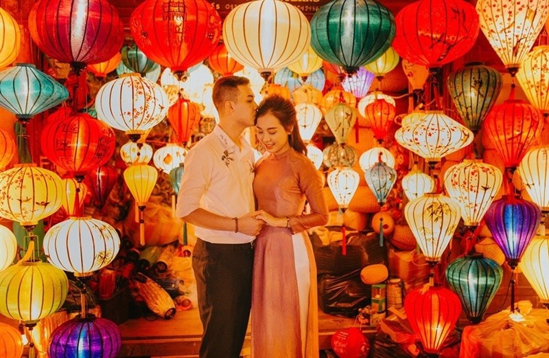 Họa tiết của những chiếc lồng đèn đẹp mắt