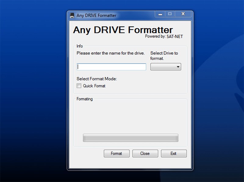 Any DRIVE Fommater