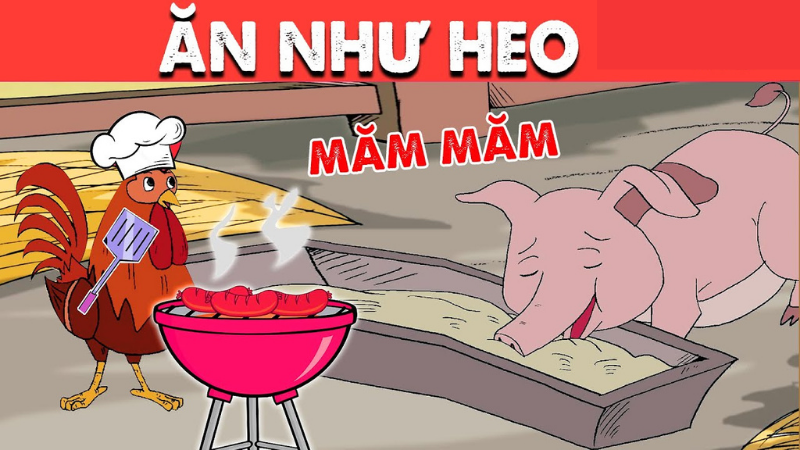 Thành ngữ: Ăn như heo