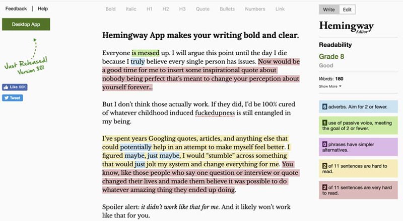 Hemingway Editor