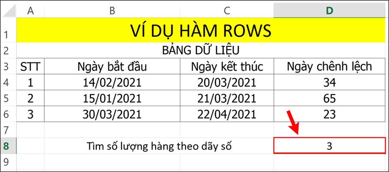 Nhấn&nbsp;Enter&nbsp;để hiển thị kết quả.