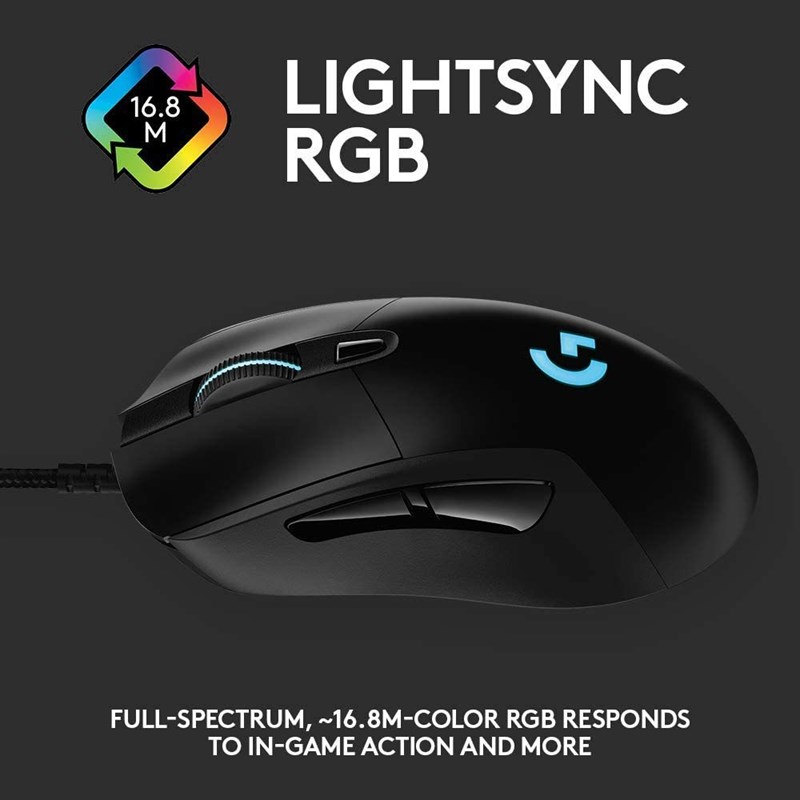 Logitech G403 Hero với dải màu LED RGB
