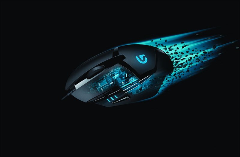 Logitech G402 Hyperion Fury với DPI lên tới 4000