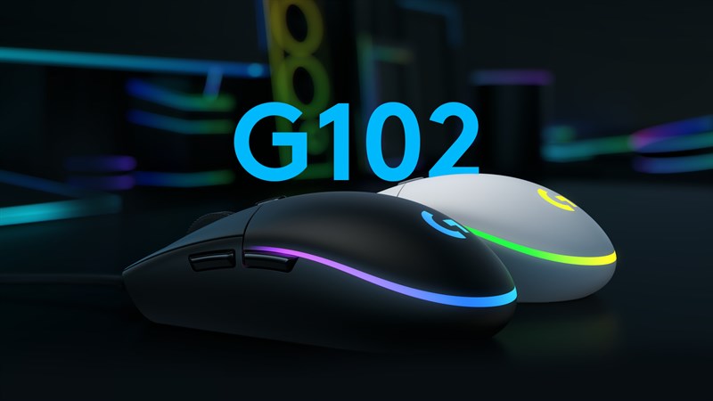 Màu sắc bắt mắt của Logitech G102 Gen 2 Lightsync