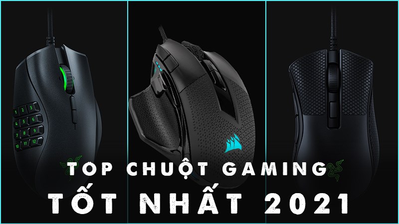 Top chuột Gaming tốt nhất 2021
