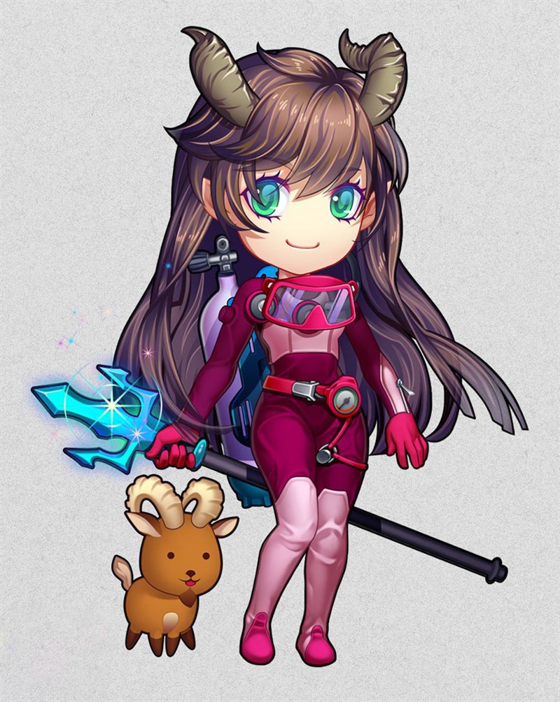  Chibi Cung Ma Kết 4