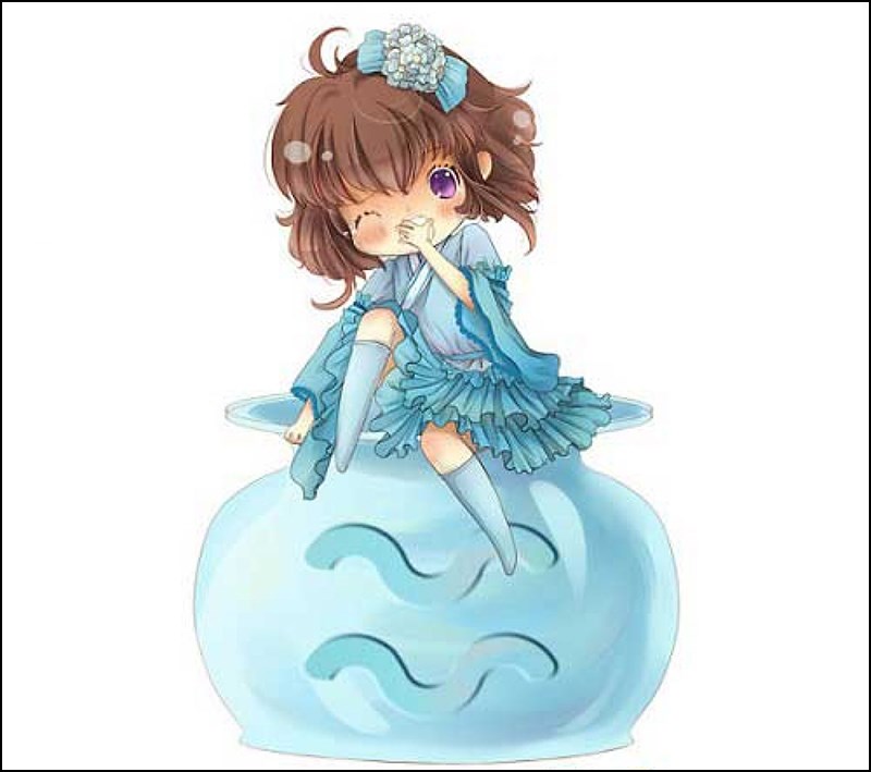 Chibi Cung Bảo Bình 3