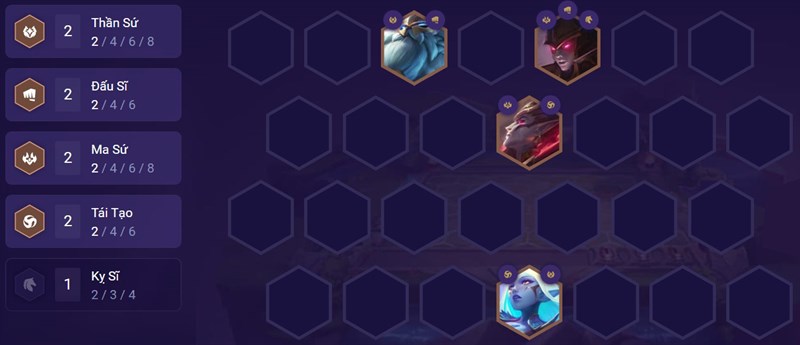 Đội h&igrave;nh giai đoạn đầu trận