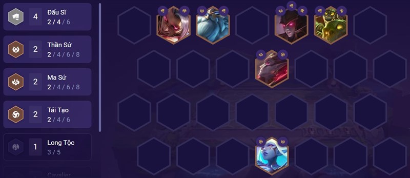 Đội h&igrave;nh giai đoạn giữa trận