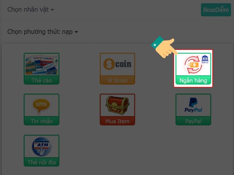 Phương thức thanh to&aacute;n Ng&acirc;n H&agrave;ng