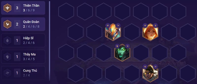 Đội h&igrave;nh giai đoạn đầu trận