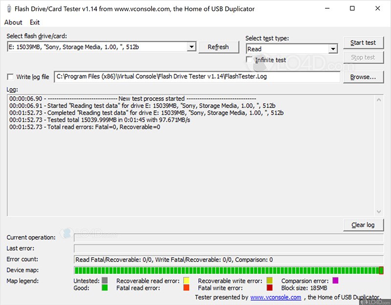  USB Flash Drive Tester 