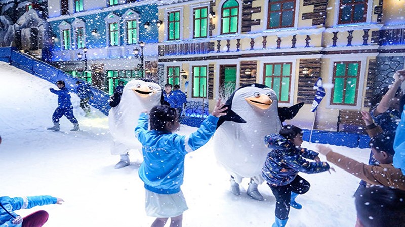 Snow Town là địa điểm phù hợp cho các em bé