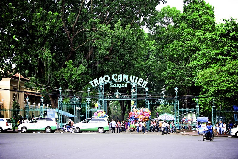Cổng vào khu Thảo Cầm Viên