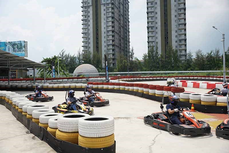 Đường đua xe Go Kart dài 320m tại Kart 1