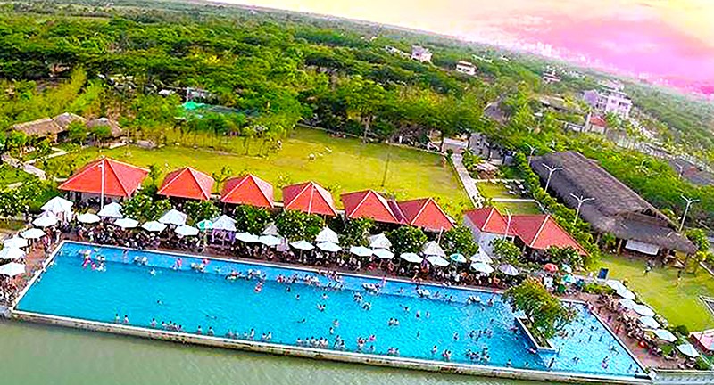 Khu du lịch BCR từ góc nhìn trên cao