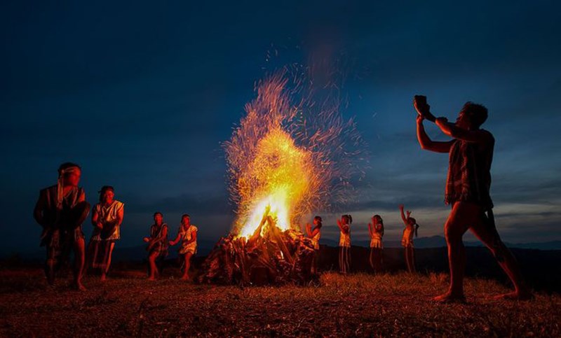 Giao lưu văn hóa cồng chiêng tại Langbiang - địa điểm văn hóa bản địa