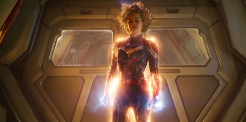 Uy lực của Captain Marvel được thể hiện rõ nét
